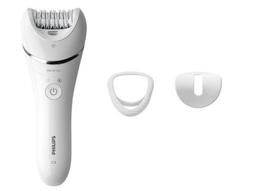 Philips Epilierer Series 8000, kabelloser Nass- und Trockenepilierer