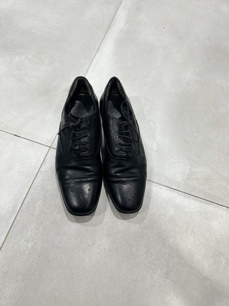 Men Pal Zileri Heels Black Leather 41