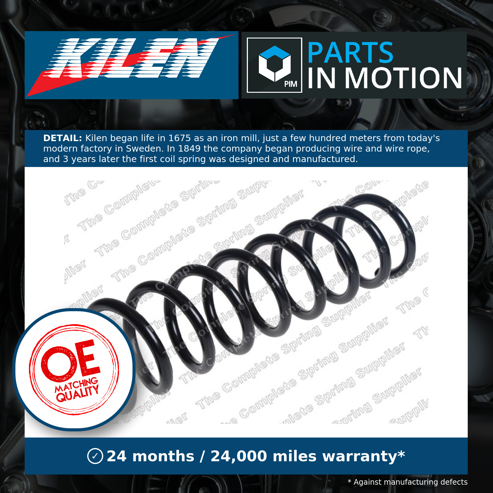 Suspension Coil Spring Rear Long Life High Quality Fits Ford Kuga ROC CS8751 - Image 6