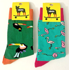 Me My Socks And I Two Pair Novelty Socks Brand New