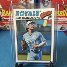 Jac Caglianone RC #136 2026 Topps Heritage Rookie Card Royals