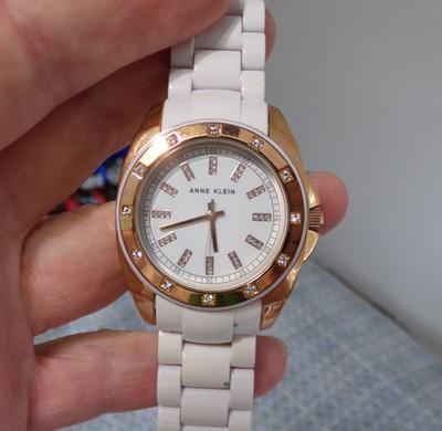 Women's ANNE KLEIN Watch Water-Resistant w/ New Battery - Works Great! f77