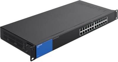 Linksys LGS124 24 Port Gigabit Switch Netzwerk Switch Ethernet LAN