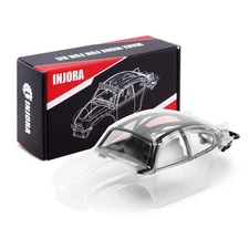 INJORA BUG24 Body with Roll Cage for 1/24 Axial SCX24 C10 JLU Bronco Base Cam...
