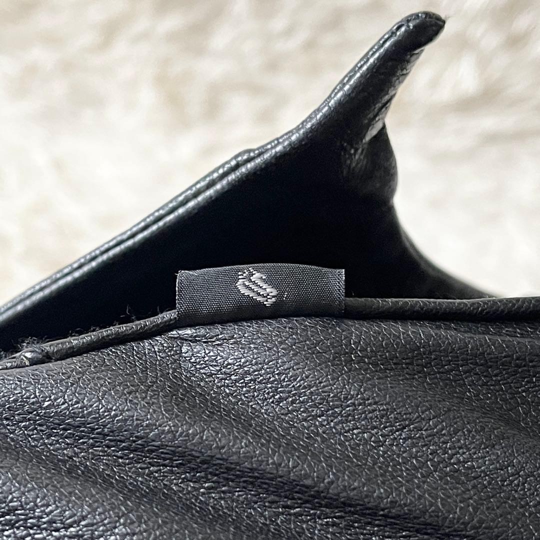 KMRii Shoulder Sling Hobo Bag Star Studded Black Leather New RARE