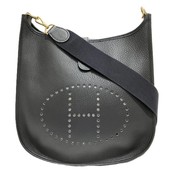 Hermes Evelyne GM Shoulder Bag, Taurillon Clemence Leather GZl1k1w6