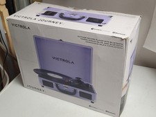  NEW  Victrola Journey II Suitcase Record Player Bluetooth Turntable, Lavender
