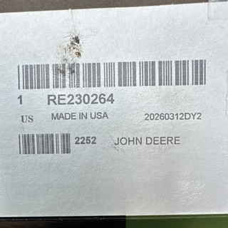 John Deere RE230264 Control Lever Joystick Housing