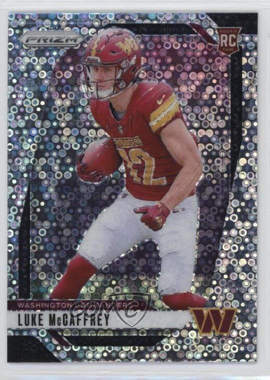2024 Panini Prizm Rookies No Huddle Prizm Luke McCaffrey #367 0rd2