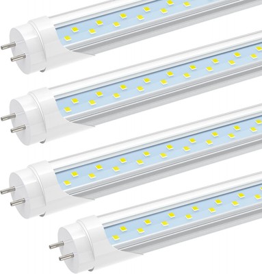 JESLED T8 LED Type A+B Tube Light 3FT, 2520LM, 18W(45W Clear, Daylight White 
