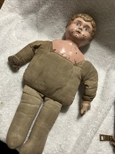 Antique Minerva Germany Doll For Restoring