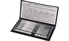 TECWERK Oberflächenvergleichsplatte RUGOTEST Vergleichsbereich Ra 0,05-12,5 µ...