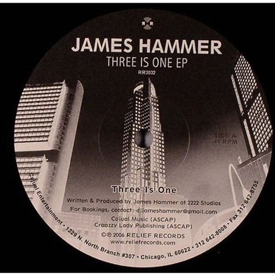 James Hammer - Three Is One EP (Vinyl 12'' - 2006 - US - Original)