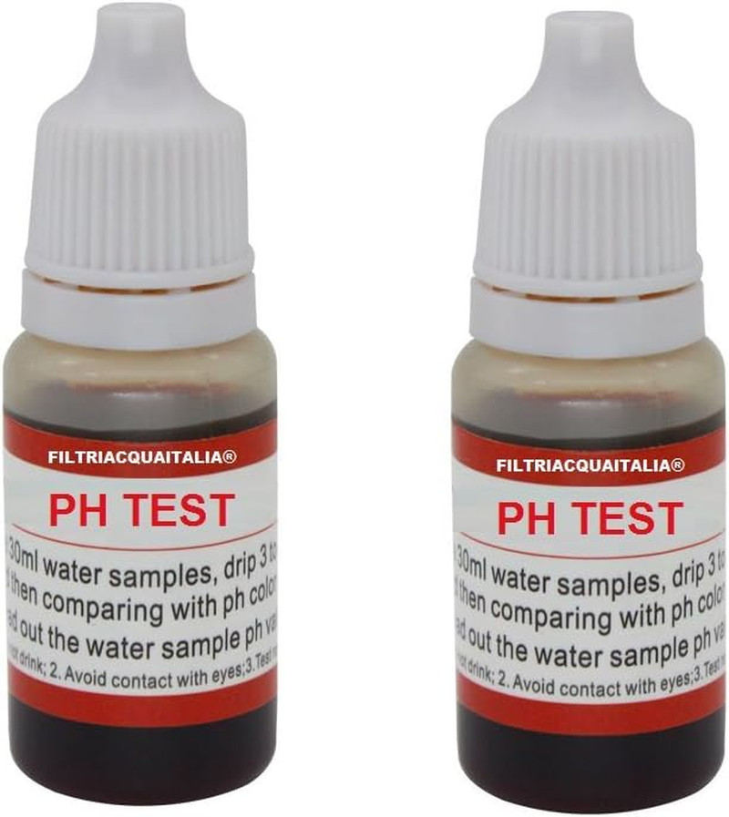 Test pH Liquido Set 2 Pezzi per Idroponica e Coltivazione Indoor