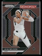 A'ja Wilson 2024 Panini Prizm Monopoly WNBA #WNBA3 All-Star Brown /249