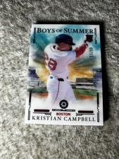 Kristian Campbell 2025 Panini Boys of Summer Blue Foil Rookie SP /99 RC
