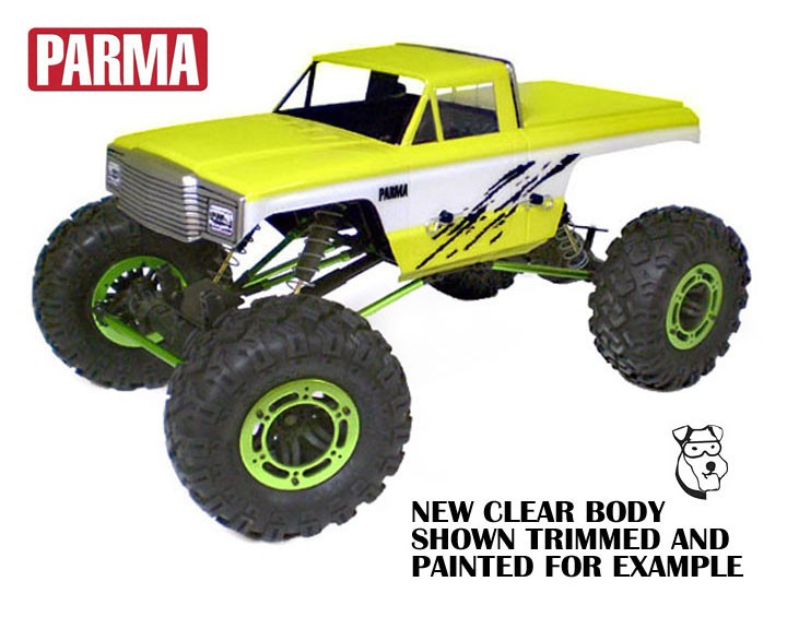 10250 - 1/10 PARMA JEEP HONCHO CLEAR RC Monster Crawler Truck Body