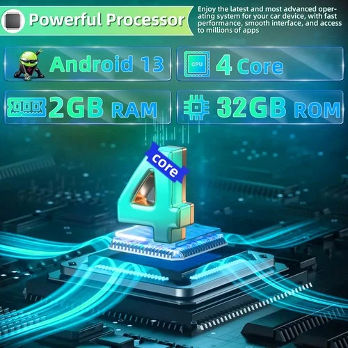 Android Auto GPS Radio Touchscreen 2+32GB für Dodge Ram 1500 2500 3500 2013-19 - Bild 16 von 20