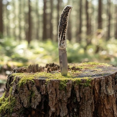 3.15” Joker Setter Bushcraft Folding Knife (Stag Horn Handle