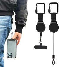 Anti Theft Phone Lanyard Retractable Steel Cable for Outdoor for PROTECTION
