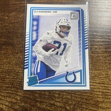 DJ GIDDENS 2025 DONRUSS FOOTBALL ROOKIE 