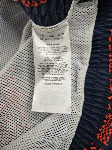 Columbia PFG Swim Trunks Boys XL 18/20 Red White Blue Fish UPF 50 Omni Shade - Picture 9 of 14
