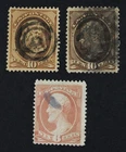 CKStamps: US Stamps Collection Scott#208 Spot Thin, 209 209b Used