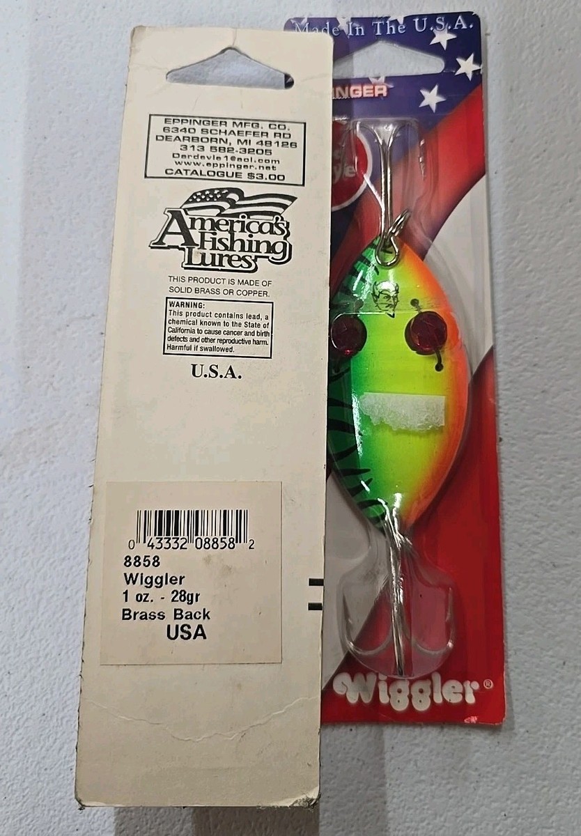 2X VINTAGE EPPINGER 8858 RED EYE WIGGLER FIRE TIGER LURE 1 OZ 3 1/4" WALLEYE | eBay 2X VINTAGE EPPINGER 8858 RED EYE WIGGLER FIRE TIGER LURE 1 OZ 3 1/4" WALLEYE | eBay
