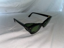 VTG 1960s Wilkie Optical Safety Spectacles Green Tint w/ 1 side Steampunk