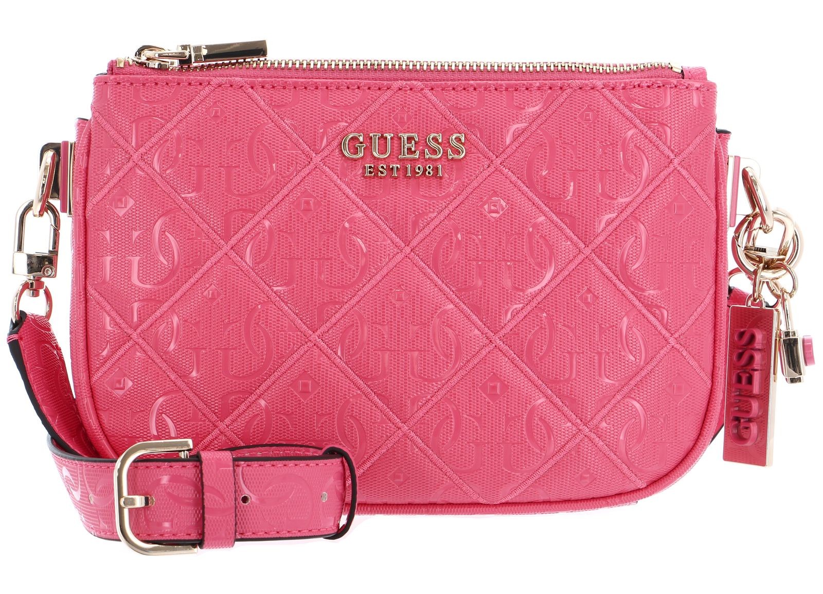 GUESS cross body bag Caddie Status Crossbody Magenta