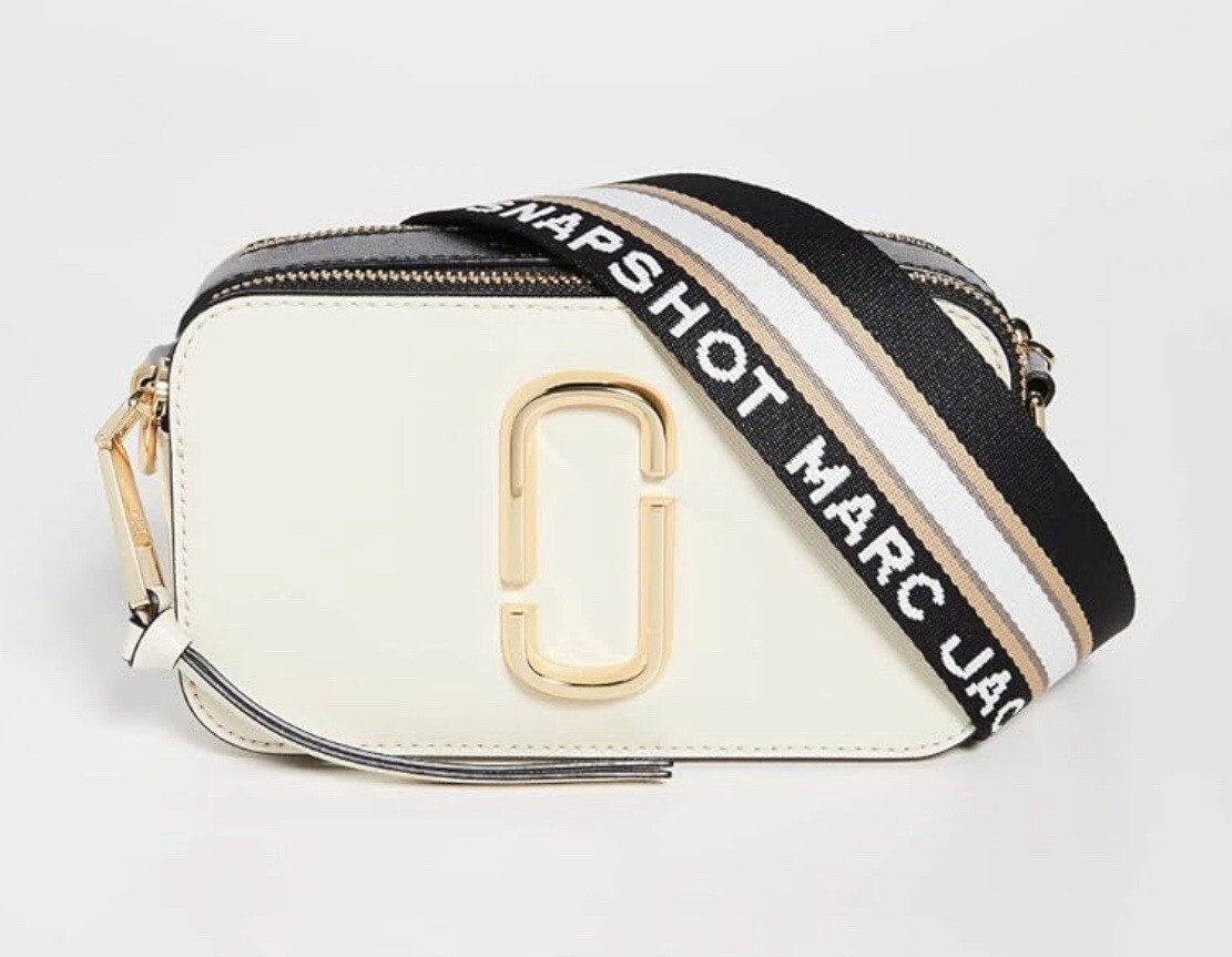 Marc Jacobs The Snapshot Color block Cloud White Multi Shoulder