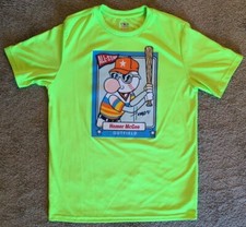 Athletic Works Boy sz XXL 18 Green Baseball Graphic short sleeve T-Shirt Mint #A