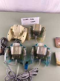 SEGA Dreamcast Used Kitty and Blue Official discoloration Controller 4 set