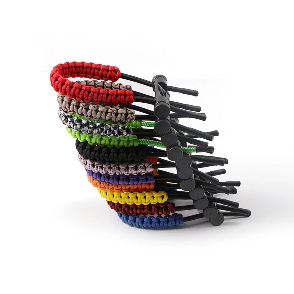 Eslinga de muñeca con moño de tiro con arco + 1 par de herramientas de arco compuesto silenciador pelo de conejo Foto 3 de 4