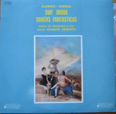 ATAULFO ARGENTA LP Spain 1975 Suite  Iberia ( ALBENIZ ) / Danzas fantástica 