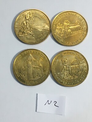 Lot De 10 Médailles Souvenir - Monnaie De Paris (Réf: 9-18/N13)