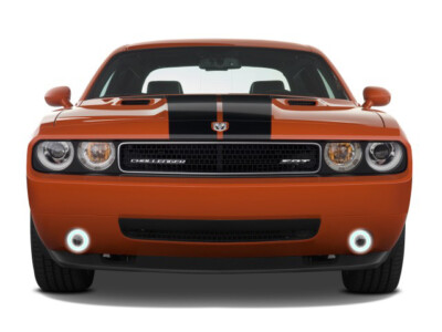 External RF White Switchback LED Halo Kit for 08-14 Dodge Challenger Fog Lights