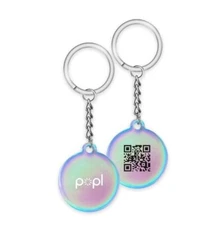 Popl Prisma Key Chain | Instantly Share Anything! | Popl Direct | NFC Tag ⭐NEW⭐