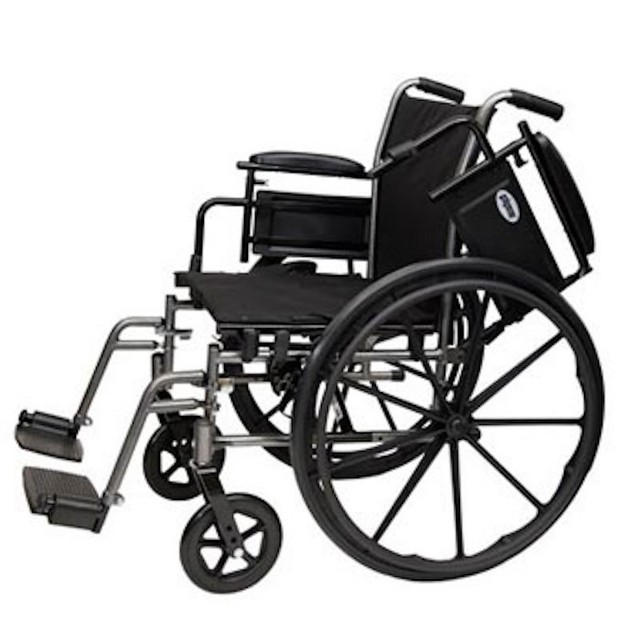 Compass Health Lightweight K3 Manual Wheelchair (16" wide Seat) W/ ELR