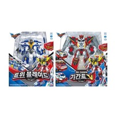 TOBOT V GIGANT SAVER Gigant-V Twin Blade Intergration Transforming Robots Toys