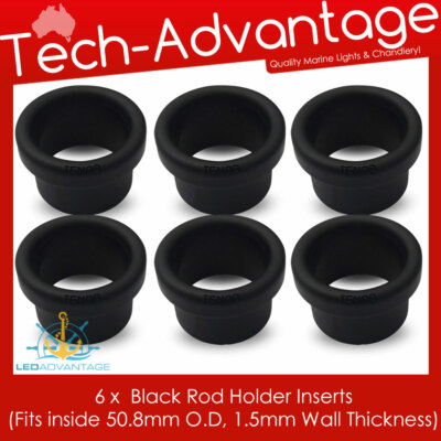 fishing rod holder replacement inserts 3pcs 1-5/8 inch Flared White Vinyl for Holder, 9 Inches Length for Boats, Marines, Ships, : Sports & Outdoors 9.625 Key Features Compatible with all Rupp standard rod holders (mold #1162 under flange) Supplied uncut for use at any mounting angle trim to fit after installation Available in white (Part #10 LEE'S TACKLE Heavy Duty Rod