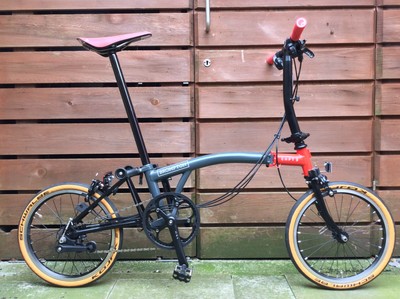 brompton titanium fork and rear triangle