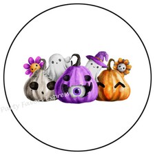 HALLOWEEN PUMPKINS ENVELOPE SEALS LABELS STICKERS PARTY FAVORS