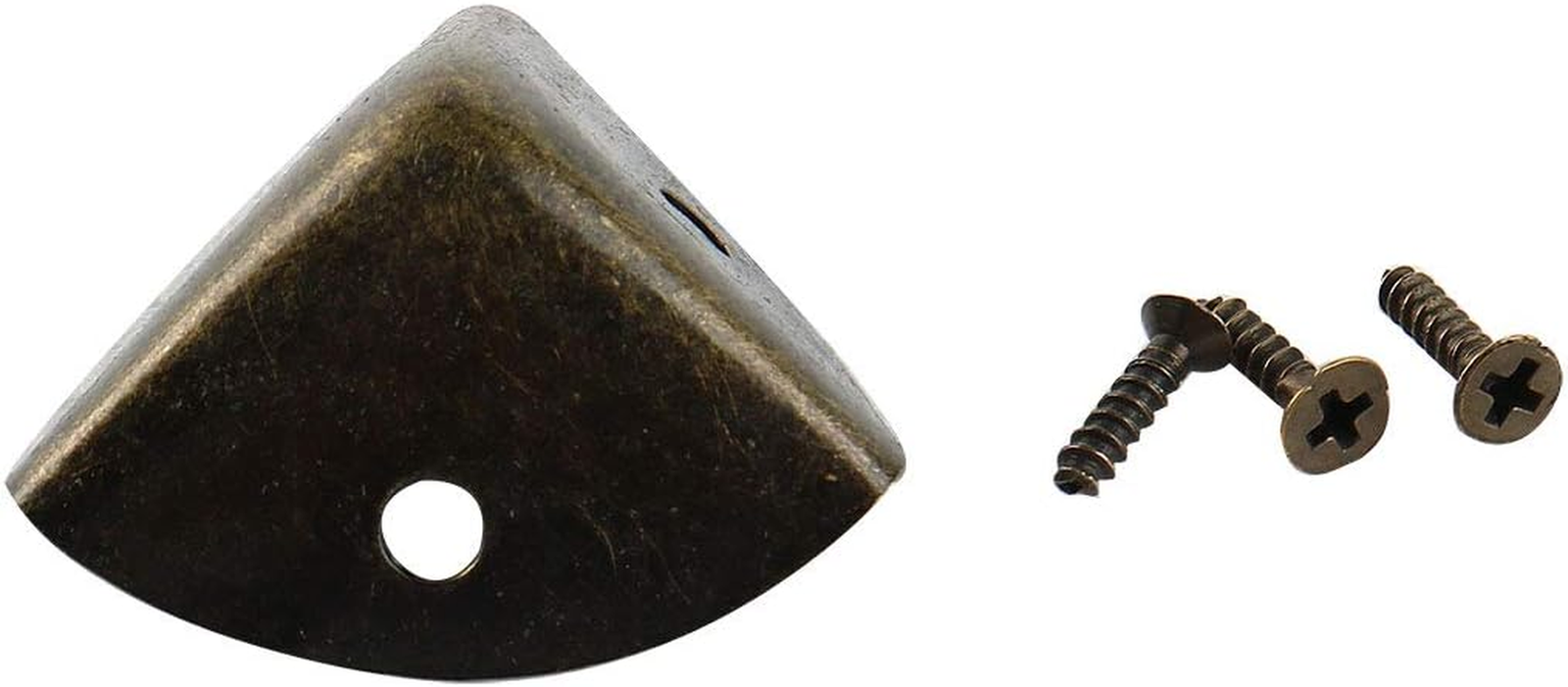 8 Pcs 25Mm Bronze Tone Metal Case Box Cabinet Corner Pads Protectors Guards