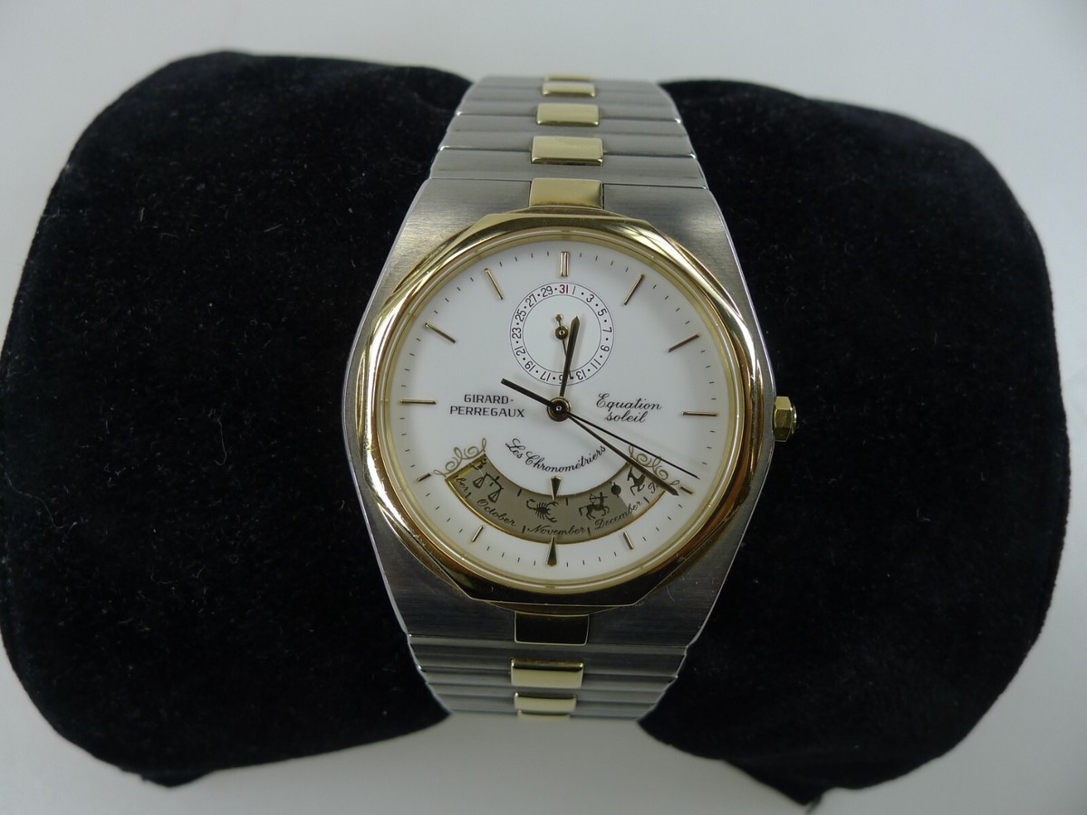 Girard Perregaux Equation Soleil Quartz Watch, with signs of