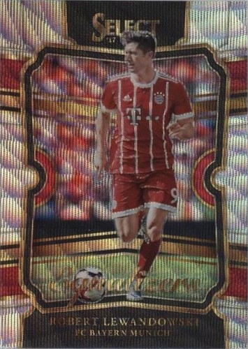 Robert Lewandowski 2024-25 Panini Select Signature Purple