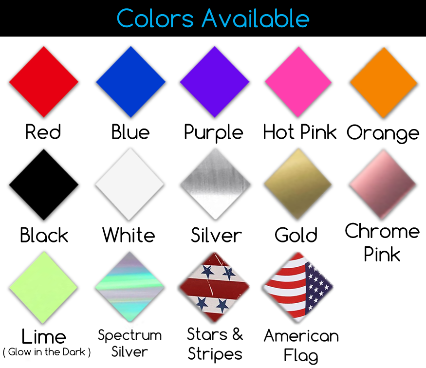 Custom Vinyl Decal Lettering Car, Trucks, Windows Personalization