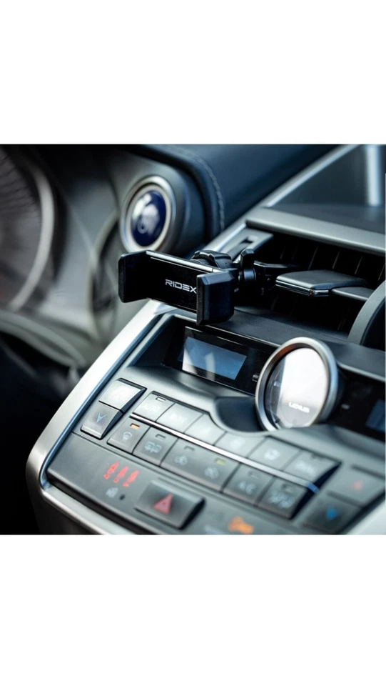 Junsun 360° Rotating Stand Car Mobile Phone Holder Air Vent - Grey - Image 2 of 4