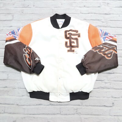 Vintage San Francisco Giants Fanimation Jacket Chalk Line White