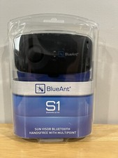 Blueant S1 Bluetooth Car Kit. Sun Visor Bluetooth Hands Free With Multipoint New